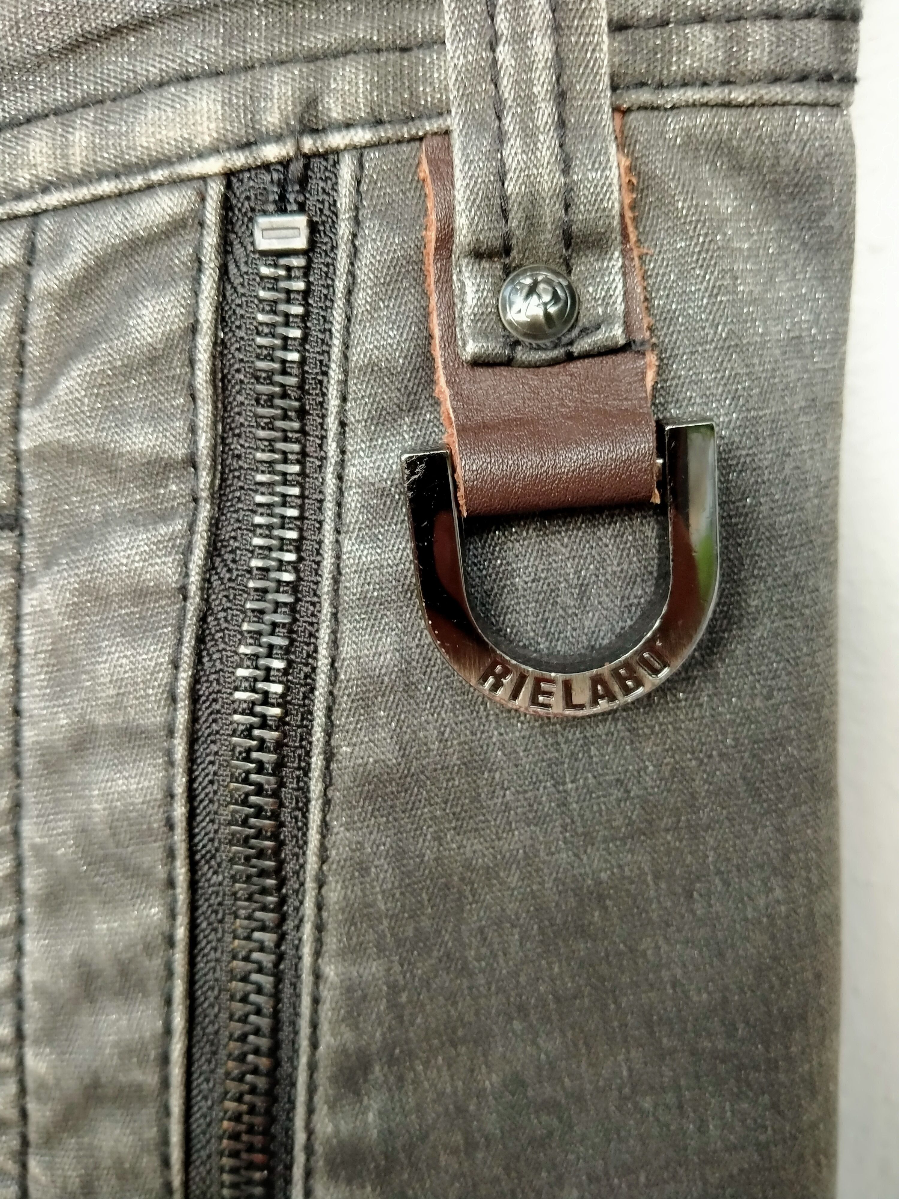 Japanese Brand RIELABO Shinny Black Seditionaries Cargo Trouser Pant Size US 33 - 16 Thumbnail