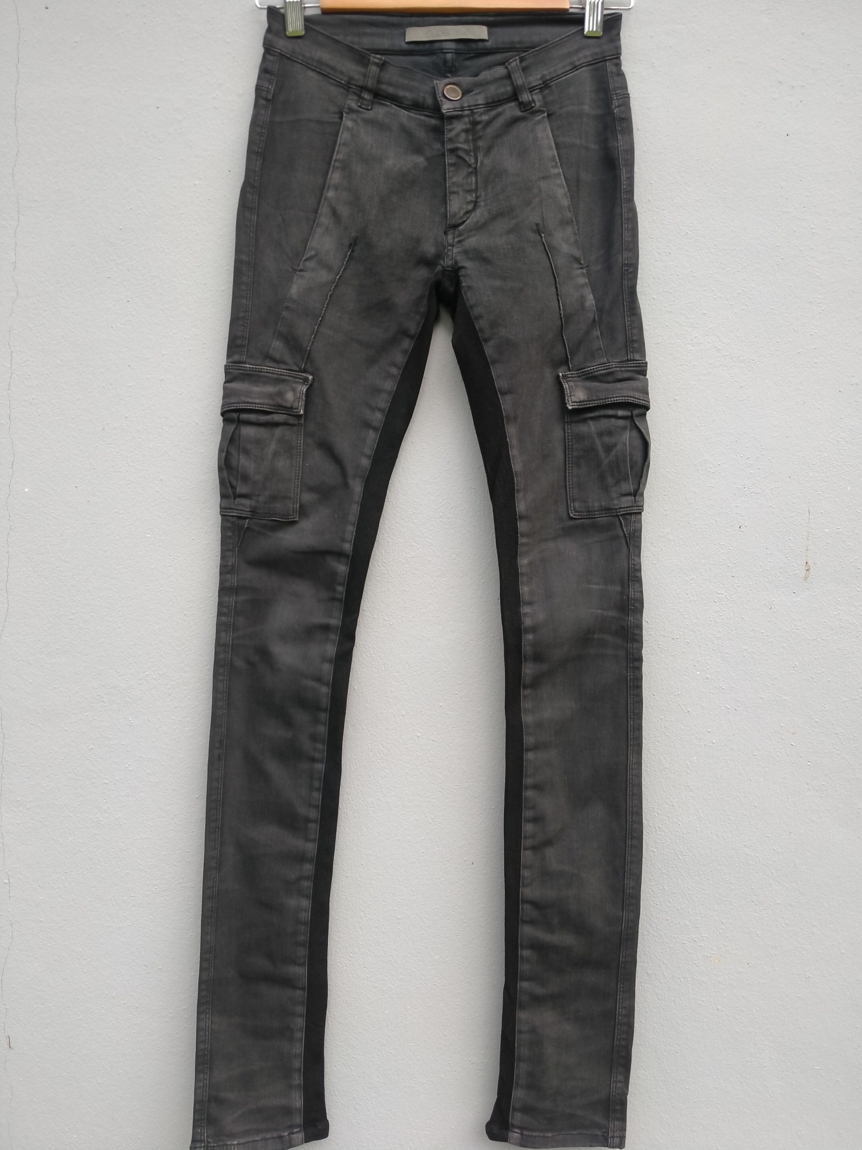 Superfine Superfine Strife Cargo Curve Skinny Elastic Distressed Size US 27 - 1 Thumbnail