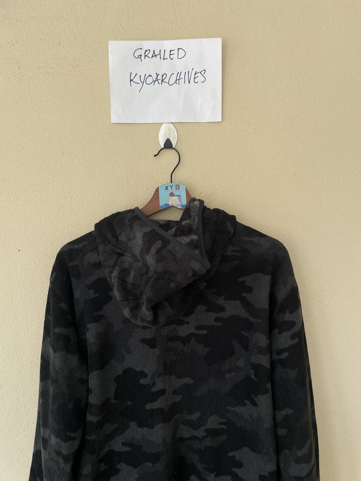 Japanese Brand × Uniqlo UNIQLO CAMO FLEECE JACKET Size US L / EU 52-54 / 3 - 6 Thumbnail