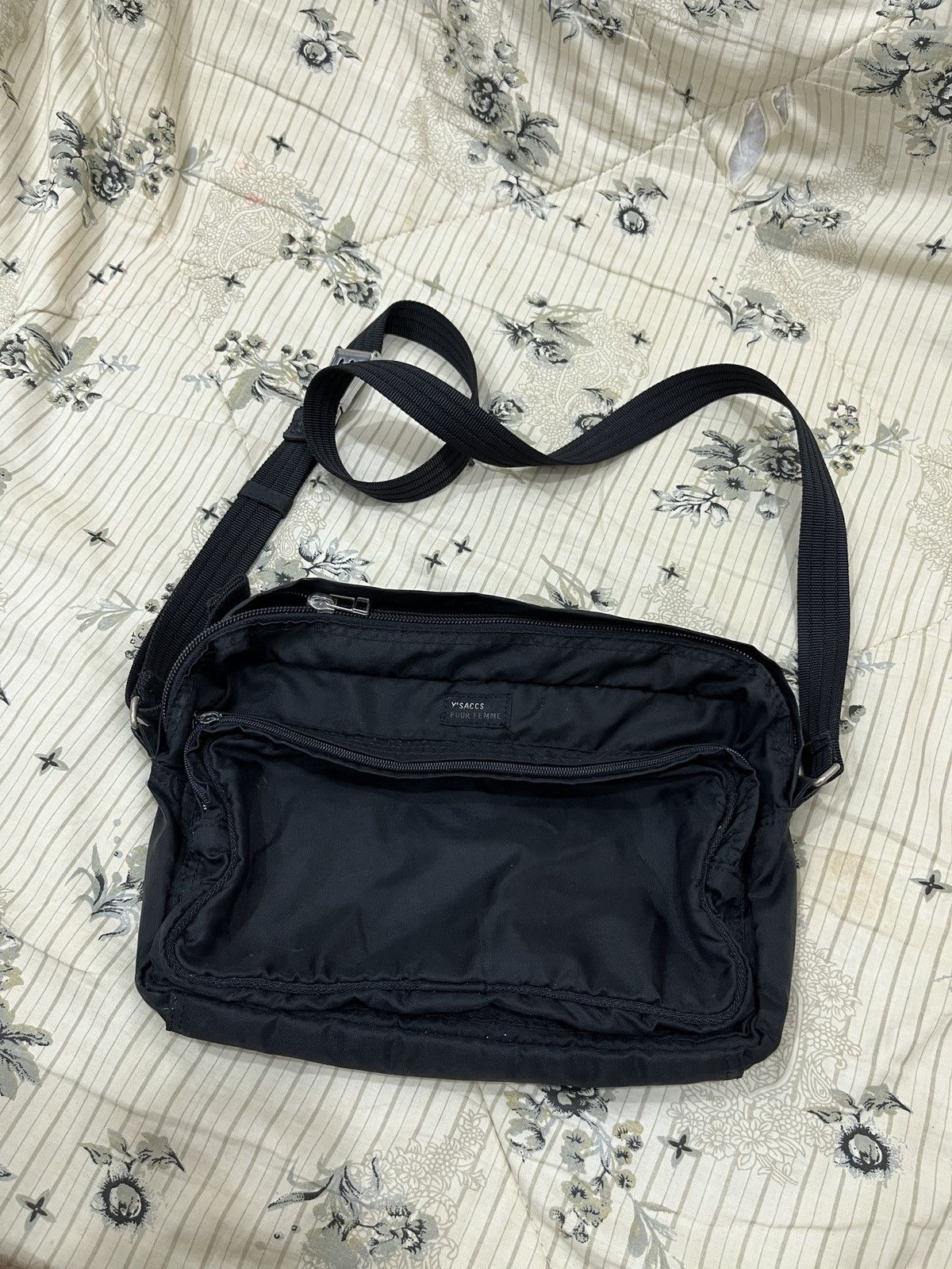 Avant Garde x Yohji Yamamoto Ysaccs Pour Femme Sling Bag in Black, Men's