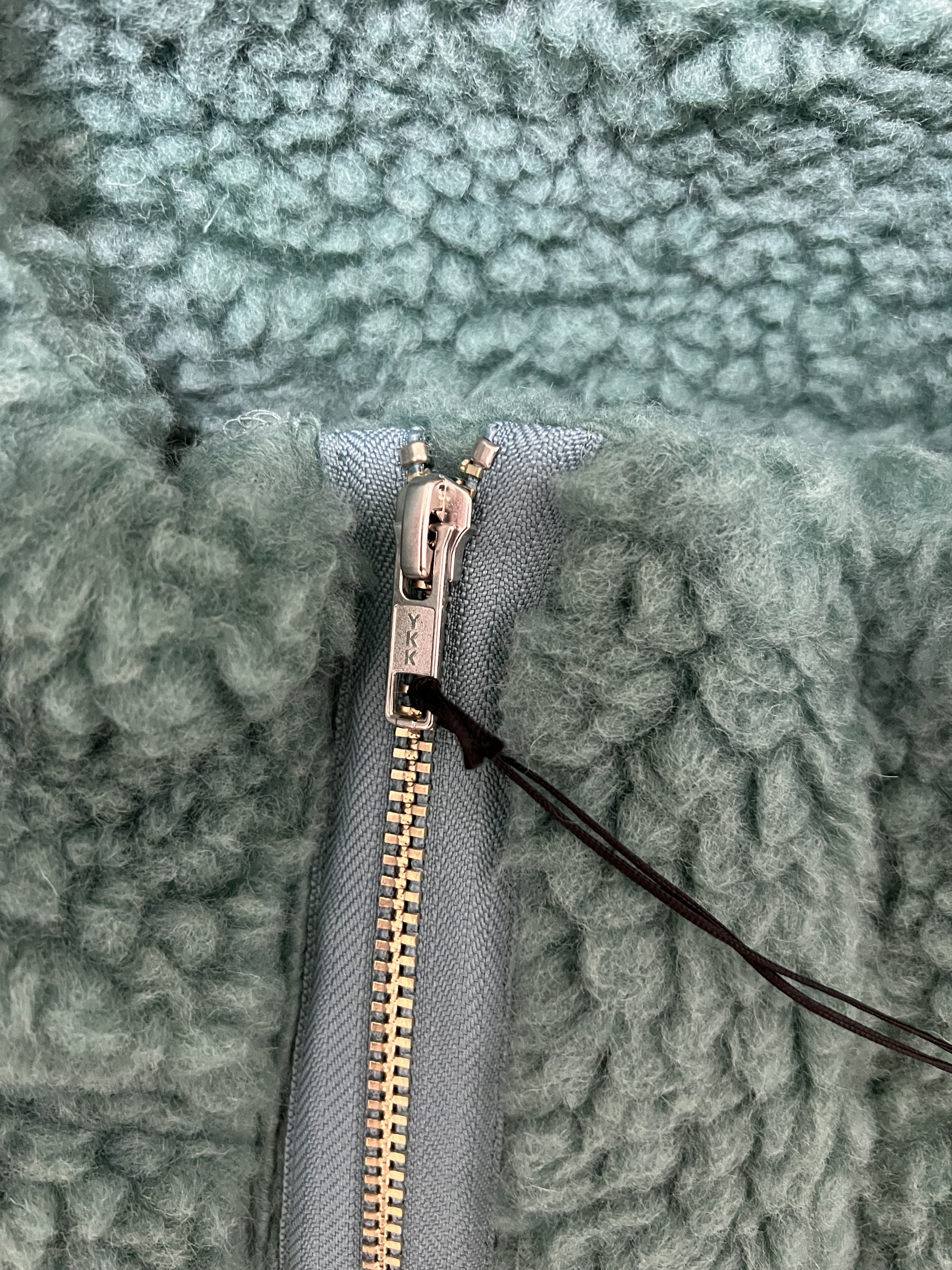 Cav Empt 💚 SS22 Cav Empt Wool Boa Fleece Half Zip Jacket Green Size US L / EU 52-54 / 3 - 6 Thumbnail