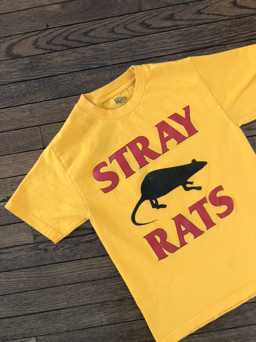 Stray Rats OG Stray Rays Red + Yellow Tee 🎃🧊❄️🥣 FTP Mouse Size US S / EU 44-46 / 1 - 2 Thumbnail