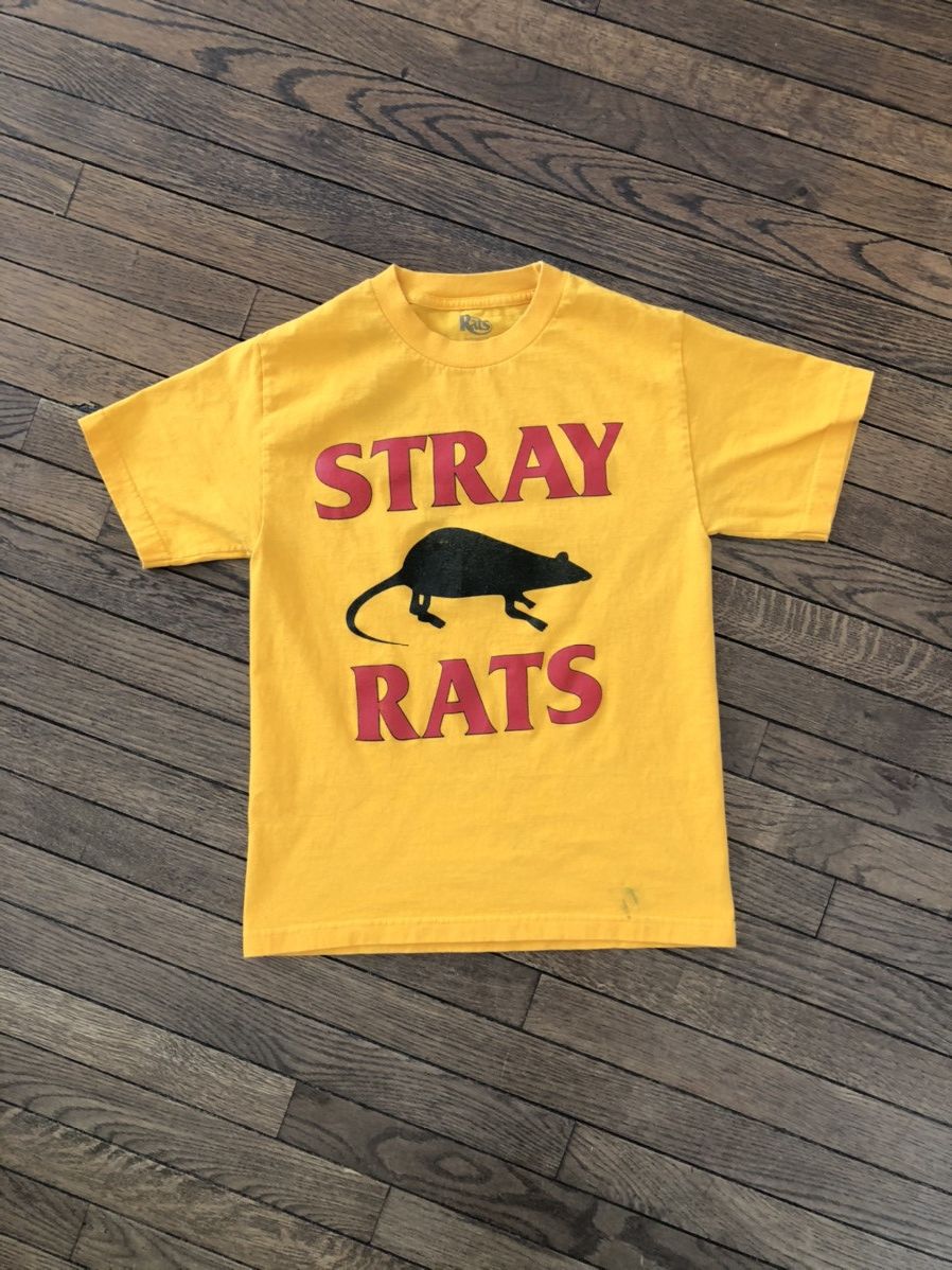 Stray Rats OG Stray Rays Red + Yellow Tee 🎃🧊❄️🥣 FTP Mouse Size US S / EU 44-46 / 1 - 1 Thumbnail