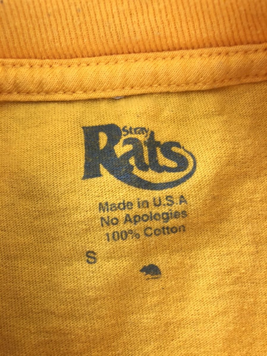Stray Rats OG Stray Rays Red + Yellow Tee 🎃🧊❄️🥣 FTP Mouse Size US S / EU 44-46 / 1 - 4 Thumbnail