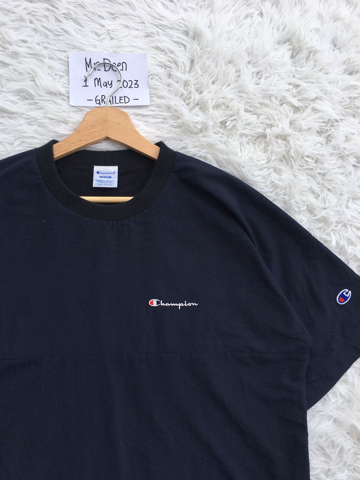 Champion Rare CHAMPION Nylon Tshirt Size US M / EU 48-50 / 2 - 6 Thumbnail