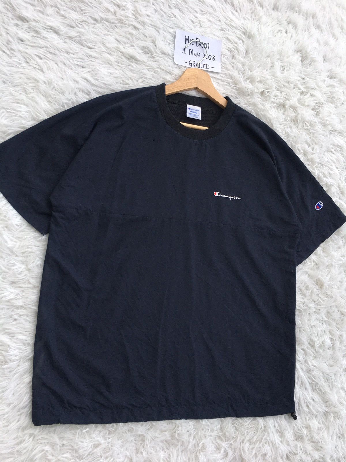 Champion Rare CHAMPION Nylon Tshirt Size US M / EU 48-50 / 2 - 3 Thumbnail