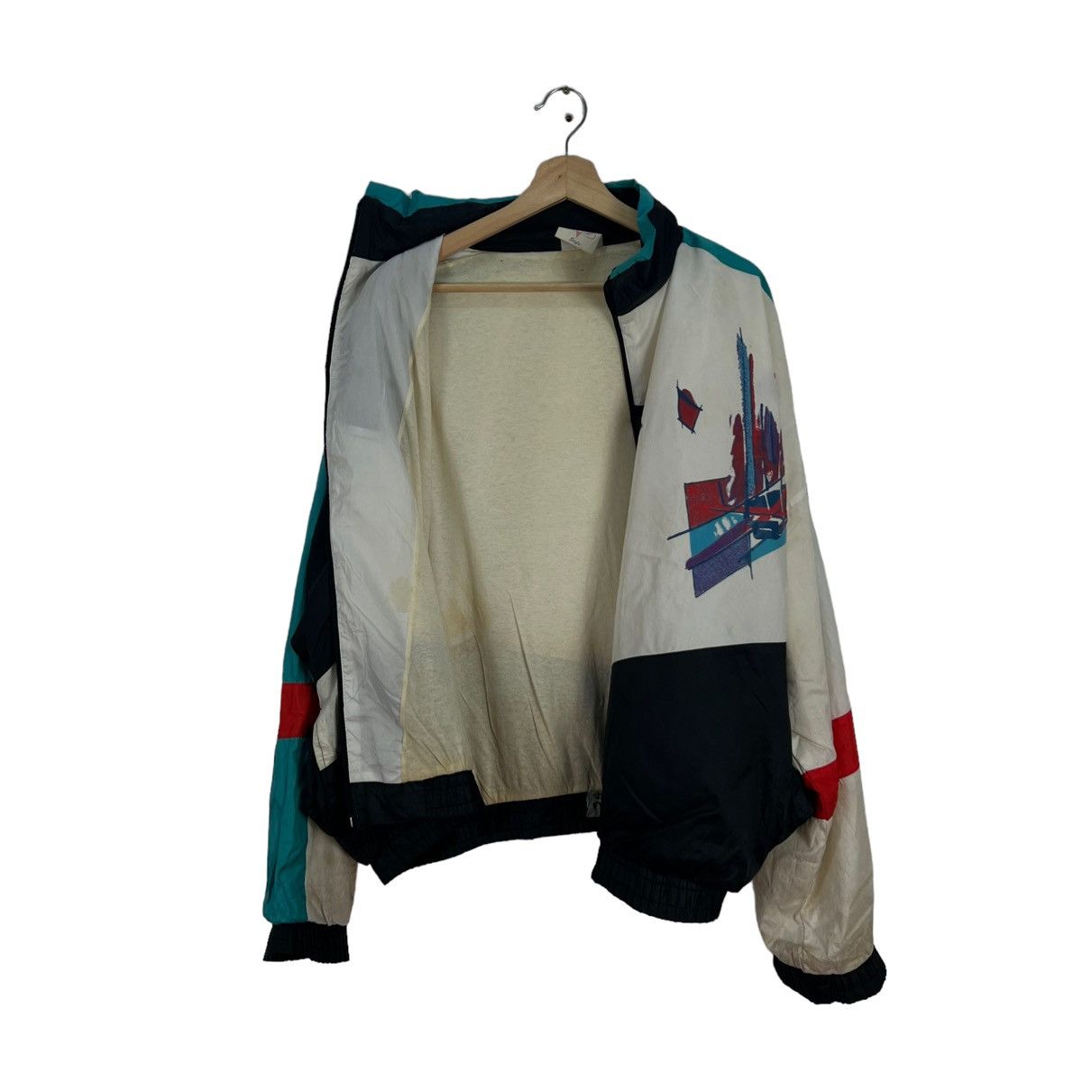 Japanese Brand VINTAGE LIGHT BOMBER JACKET STYLE RARE DESIGN BIG LOGO Size US XXL / EU 58 / 5 - 5 Thumbnail