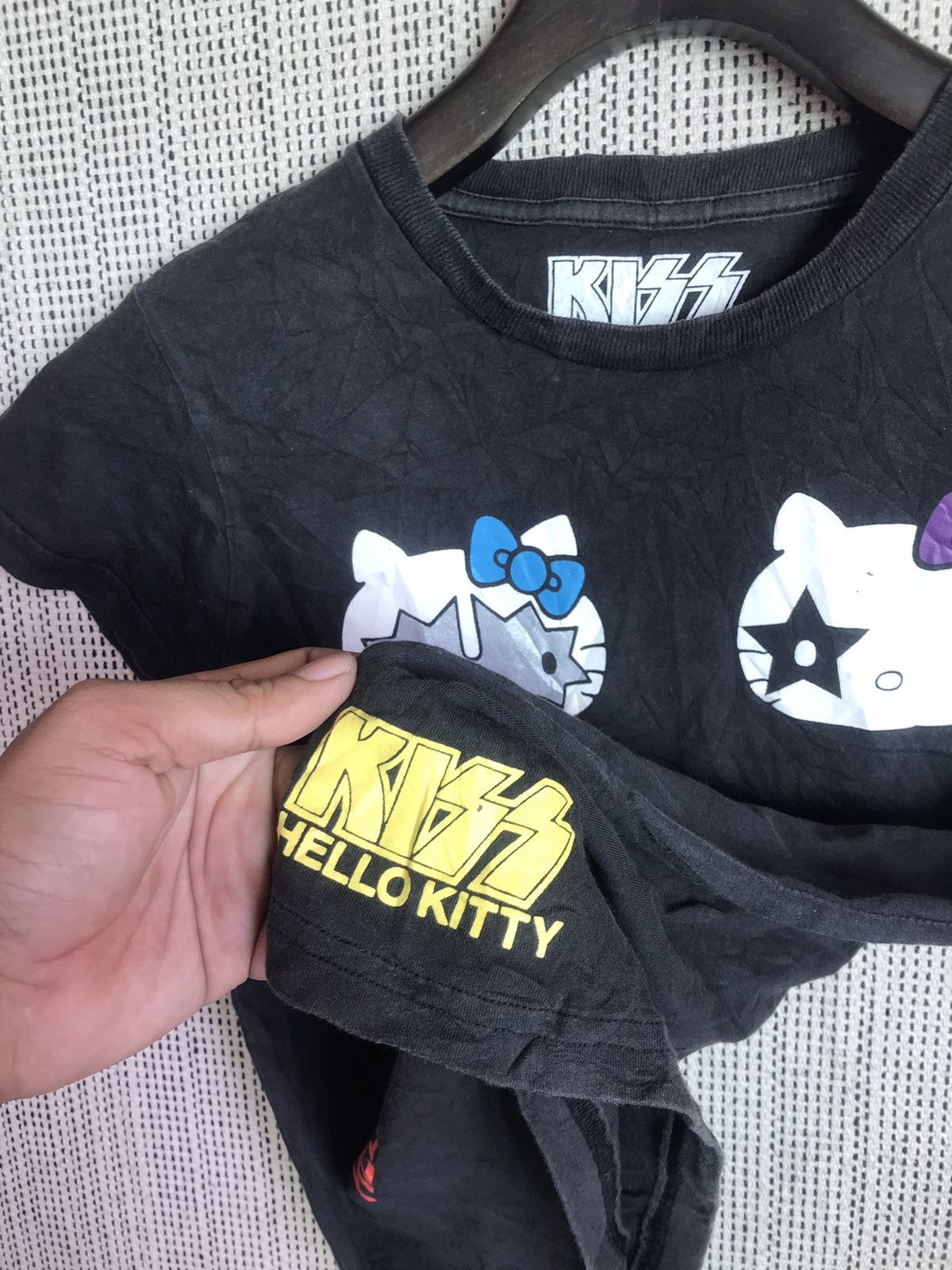 Japanese Brand × KISS ‼️HELLO KITTY X KISS BAND TSHIRT BY SANRIO ‼️ Size M / US 6-8 / IT 42-44 - 5 Thumbnail