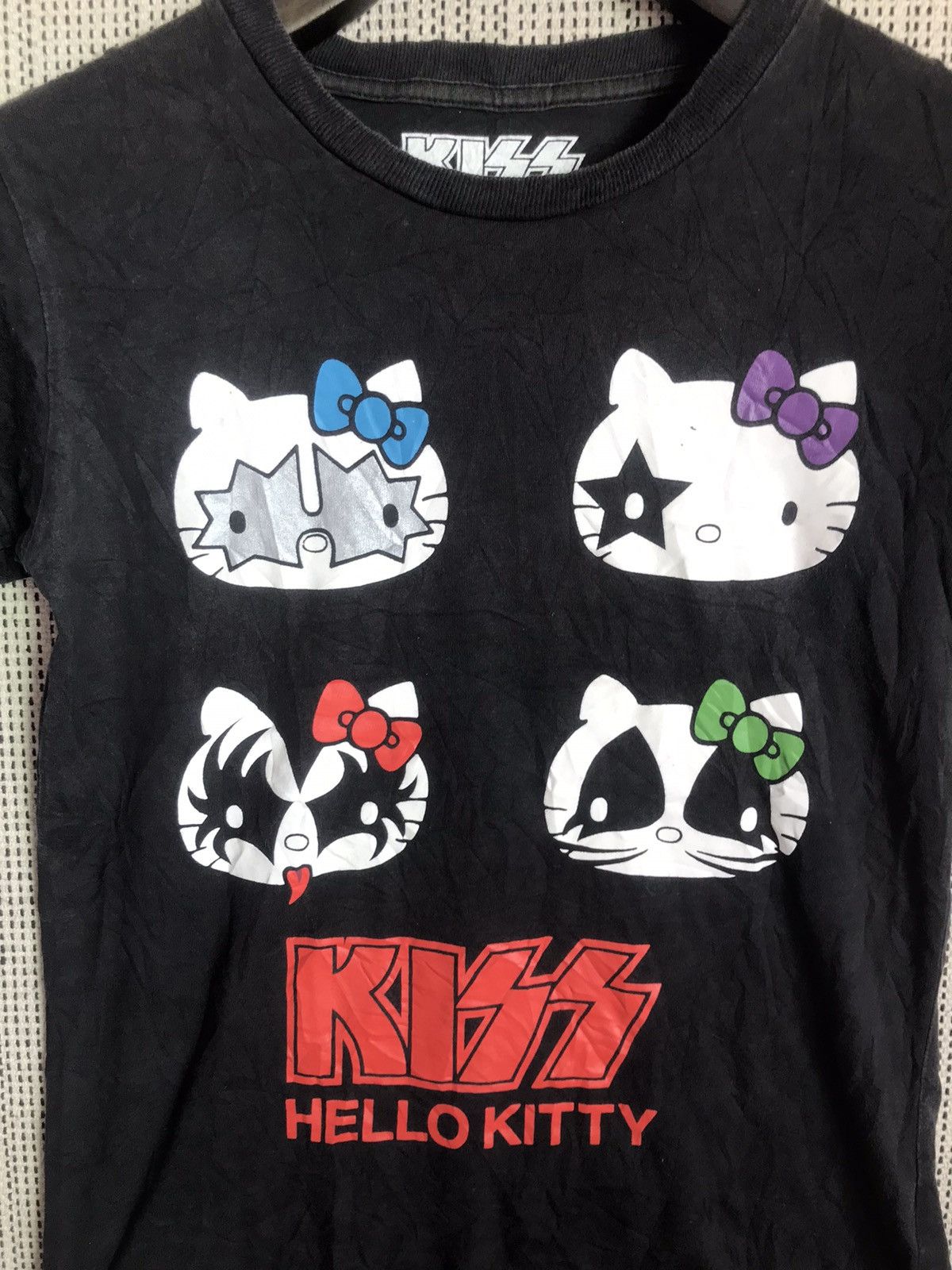Japanese Brand × KISS ‼️HELLO KITTY X KISS BAND TSHIRT BY SANRIO ‼️ Size M / US 6-8 / IT 42-44 - 2 Thumbnail