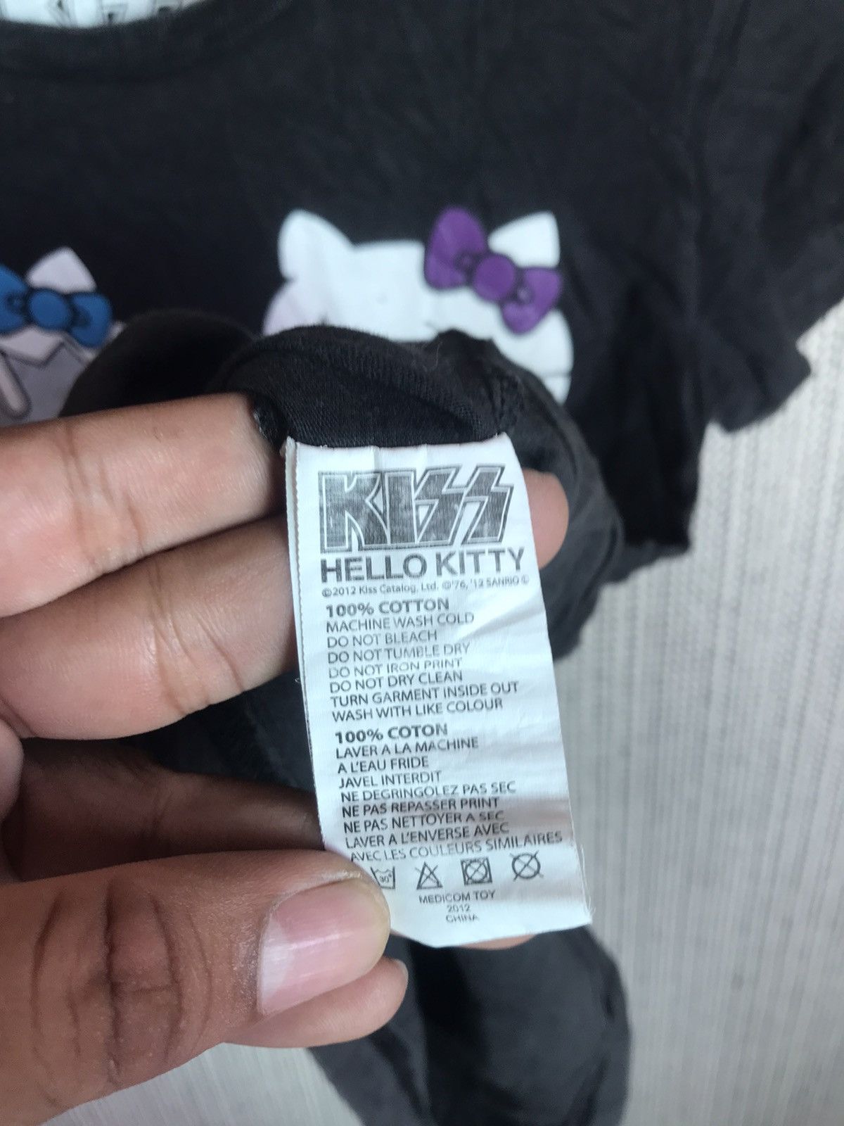 Japanese Brand × KISS ‼️HELLO KITTY X KISS BAND TSHIRT BY SANRIO ‼️ Size M / US 6-8 / IT 42-44 - 6 Thumbnail