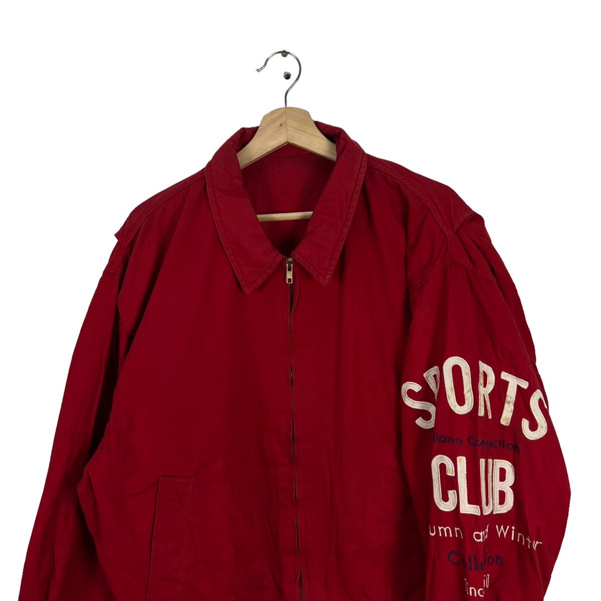 Japanese Brand VINTAGE MILANO CONNECTION SPORTS CLUB BIG LOGO BOMBER JACKET Size US M / EU 48-50 / 2 - 3 Thumbnail