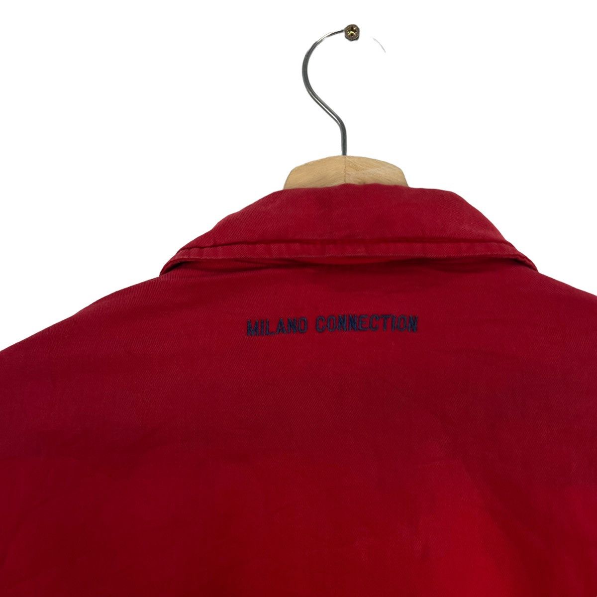 Japanese Brand VINTAGE MILANO CONNECTION SPORTS CLUB BIG LOGO BOMBER JACKET Size US M / EU 48-50 / 2 - 7 Thumbnail