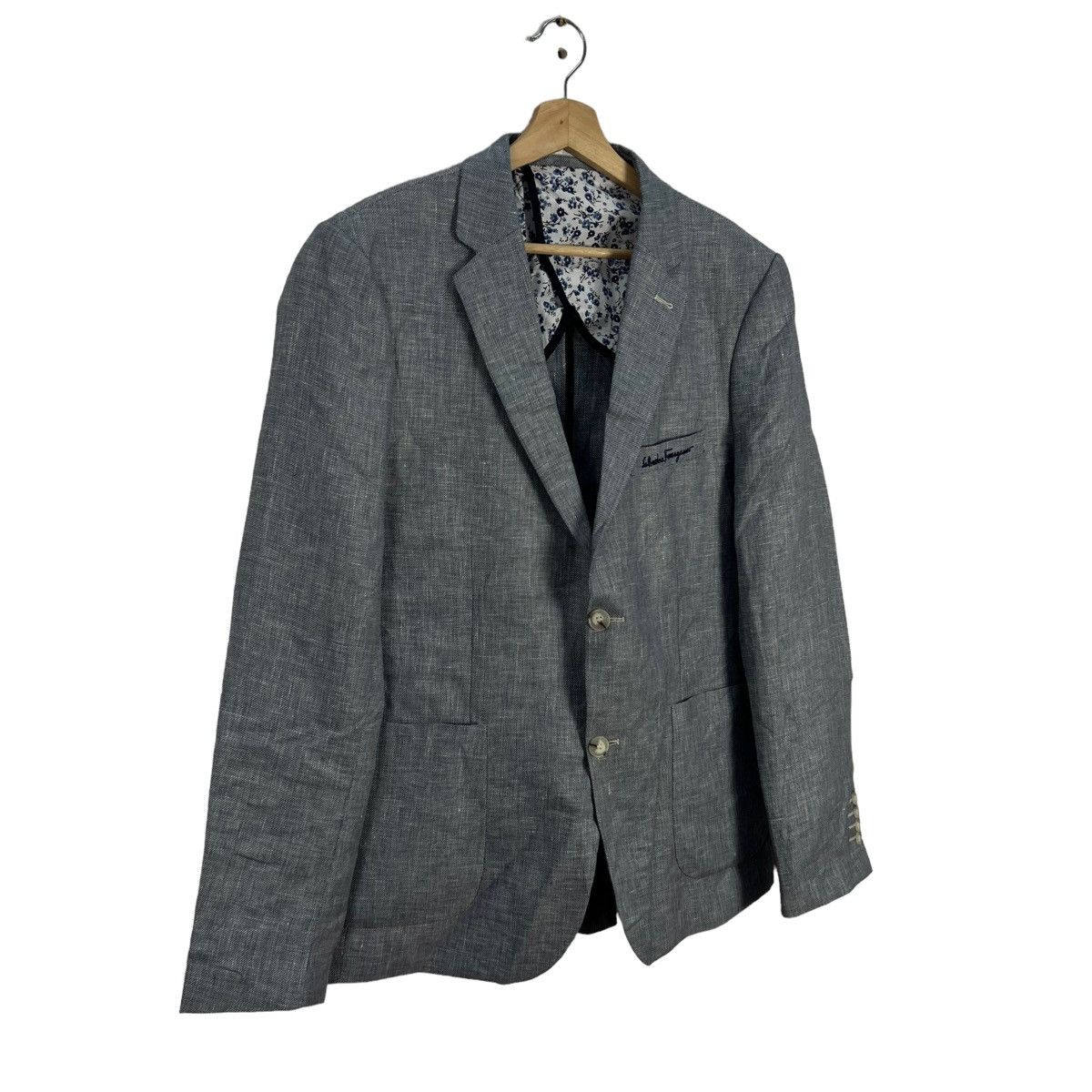 Salvatore Ferragamo VINTAGE SALVATORE FERRAGAMO CHORE JACKET MADE IN ITALY Size US L / EU 52-54 / 3 - 2 Thumbnail