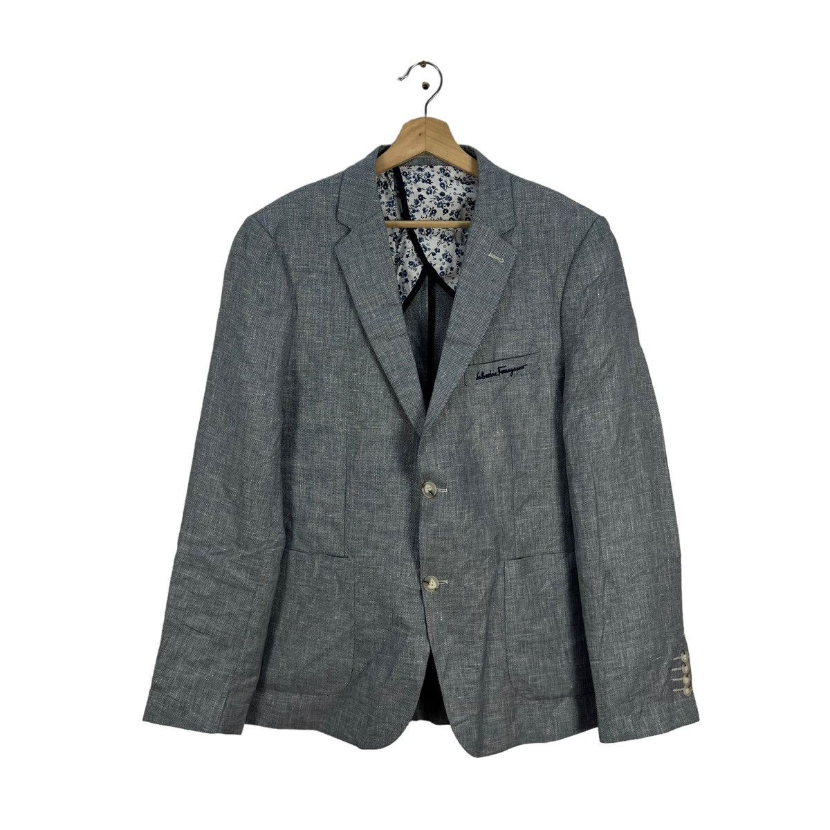 Salvatore Ferragamo VINTAGE SALVATORE FERRAGAMO CHORE JACKET MADE IN ITALY Size US L / EU 52-54 / 3 - 1 Thumbnail