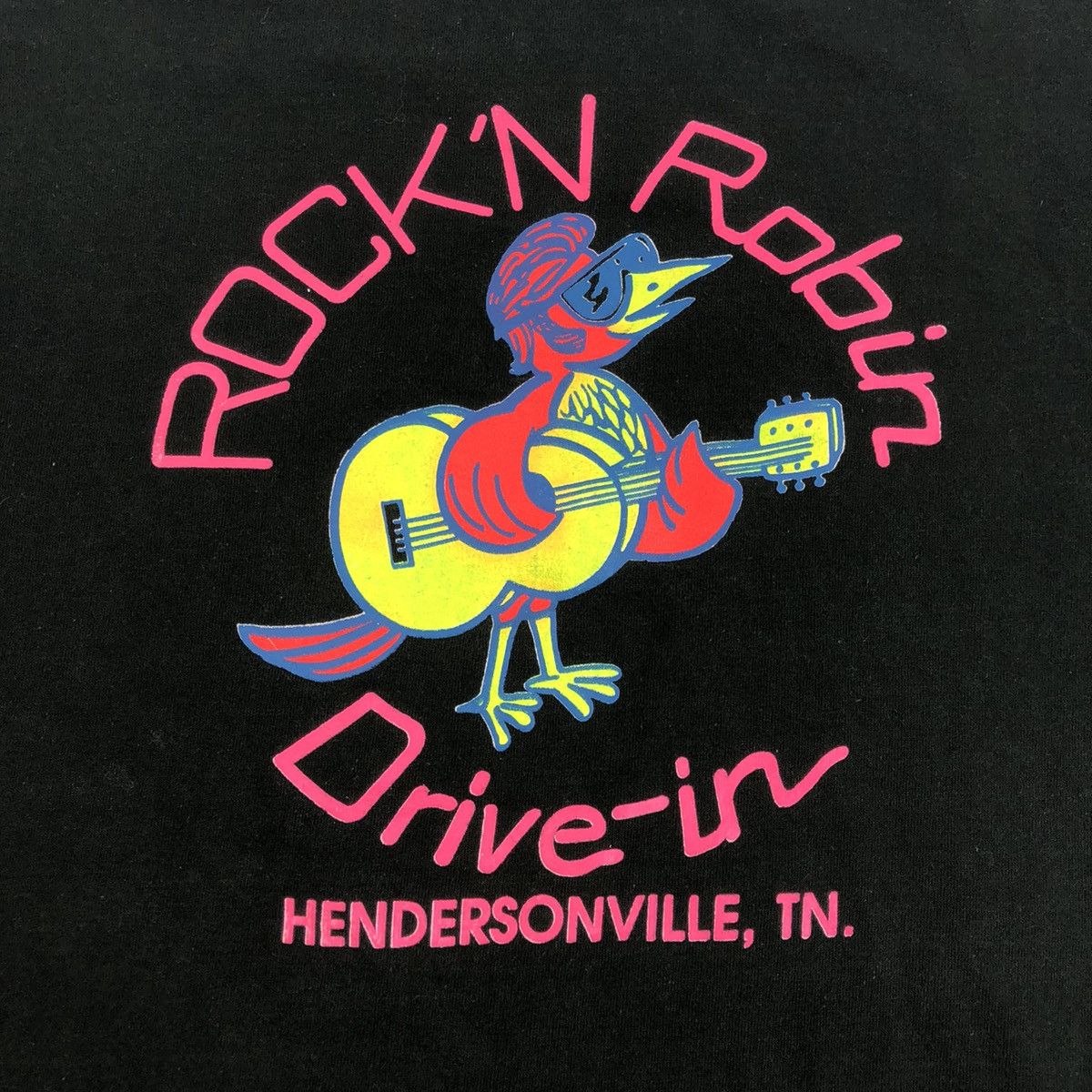 Other × Vintage Vintage 90s Rock ‘N Robin Single Stitch Pocket Tee T-Shirt Size US XL / EU 56 / 4 - 2 Thumbnail