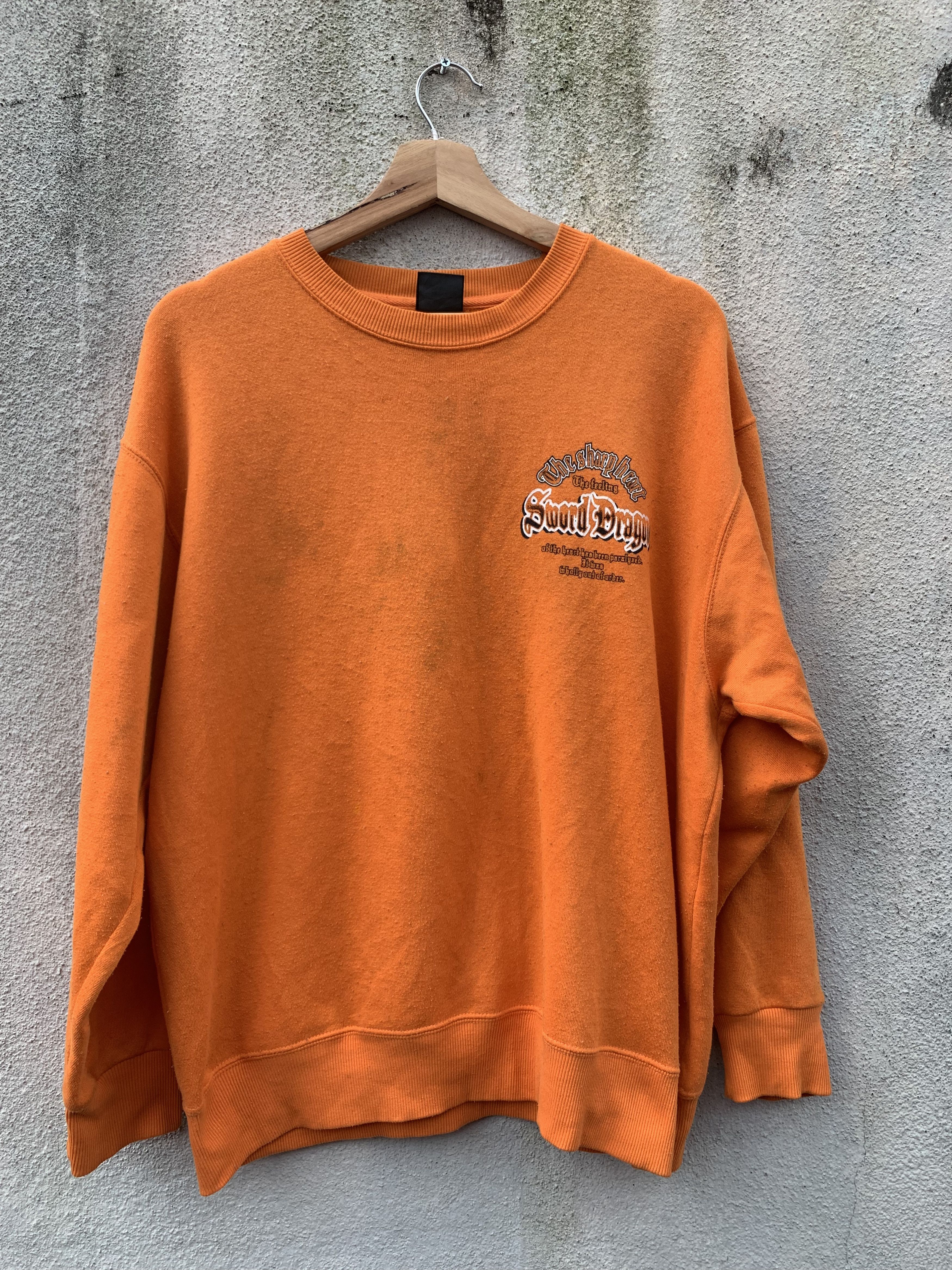 Japanese Brand × Vintage Japanese Brand Dragon Logo Tradition Distresses Sweatshirt Size US L / EU 52-54 / 3 - 3 Thumbnail