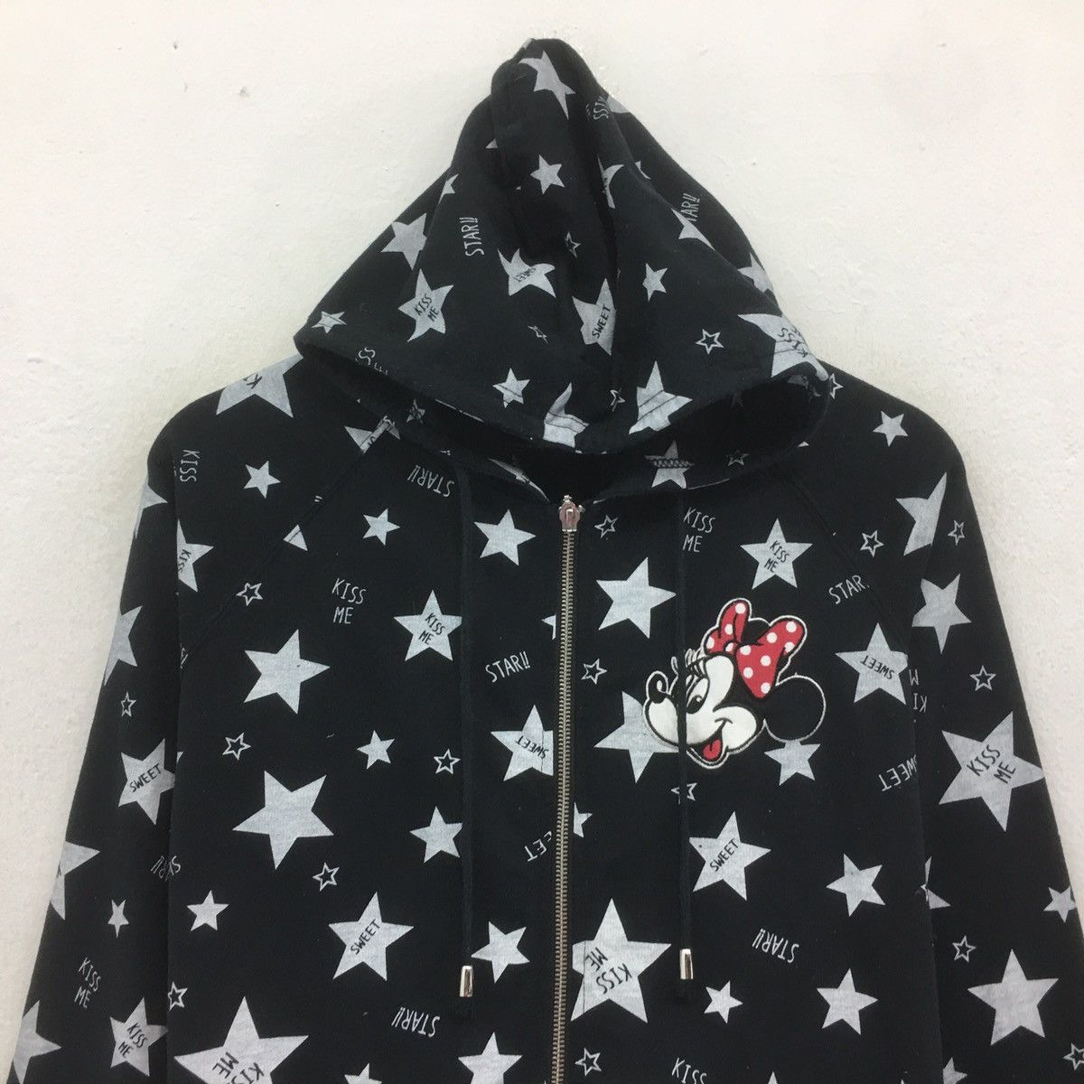 Cartoon Network × Disney × Mickey Mouse Minie Mouse SweatshirtHoodie Biglogo Minie Fullprint Zipper Size US S / EU 44-46 / 1 - 4 Thumbnail
