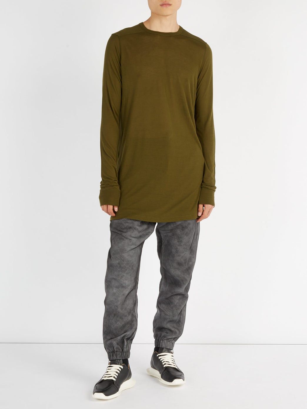 Rick Owens Organic Silk (organza) "Storm" Padded Joggers Size US 34 / EU 50 - 9 Thumbnail