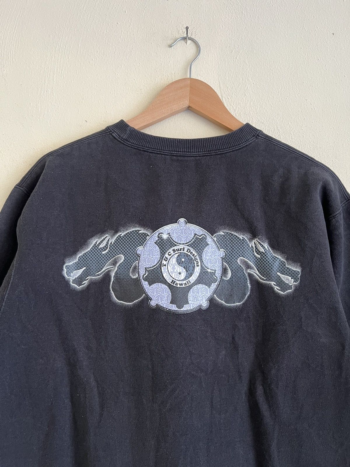 Vintage Vintage T&C Surf Desingn Hawaii Dragon Sweatshirt Size US M / EU 48-50 / 2 - 2 Thumbnail