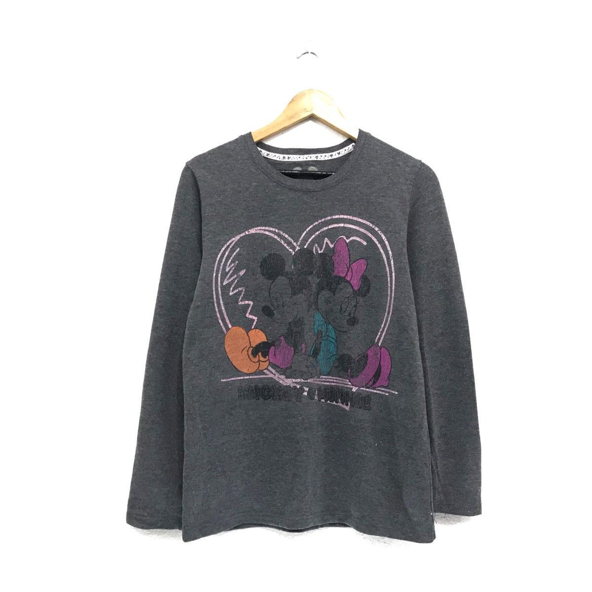 Cartoon Network × Disney × Mickey Mouse Mickey & Minie Sweatshirt Crewneck Biglogo Mickey Design Size US S / EU 44-46 / 1 - 1 Thumbnail