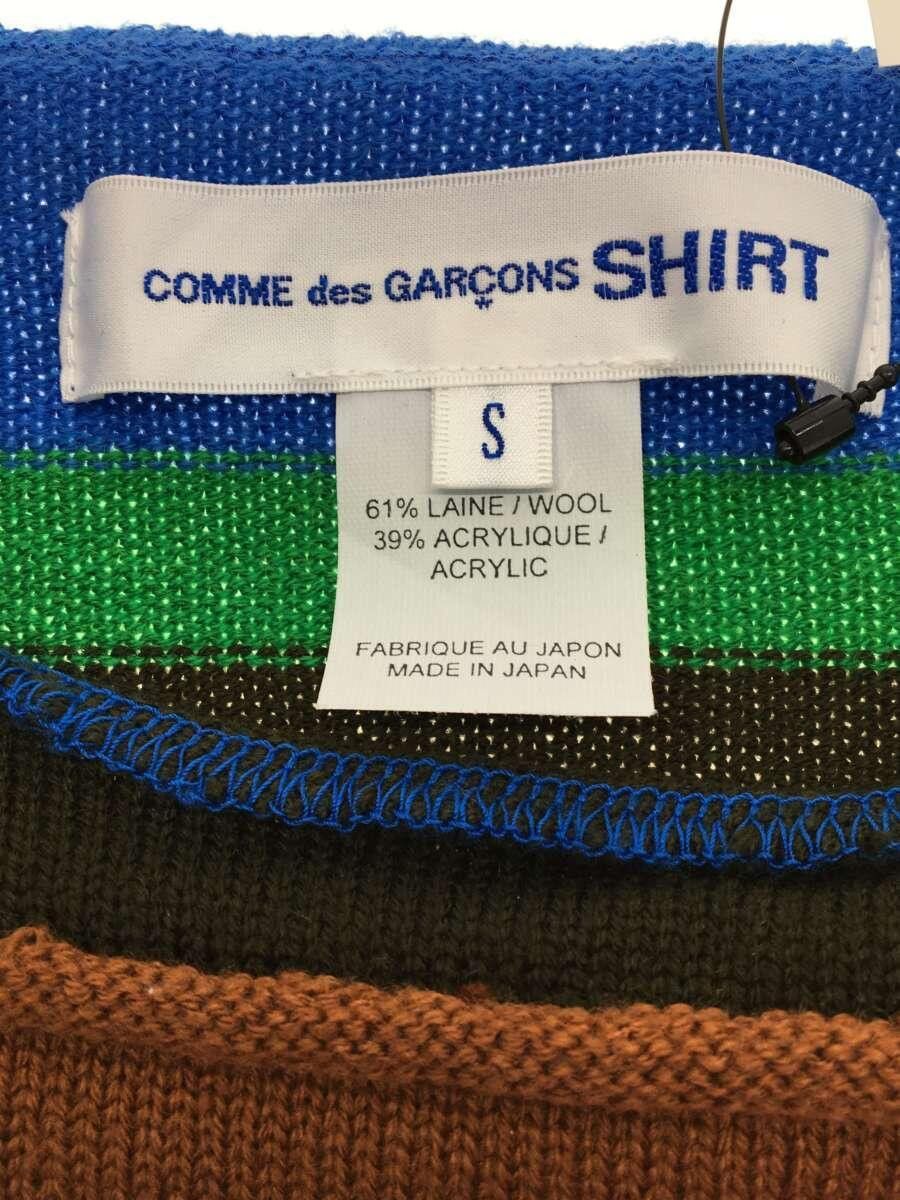 Comme des Garcons × Comme des Garcons SHIRT Striped Wool Knit Sweater Size US S / EU 44-46 / 1 - 5 Thumbnail