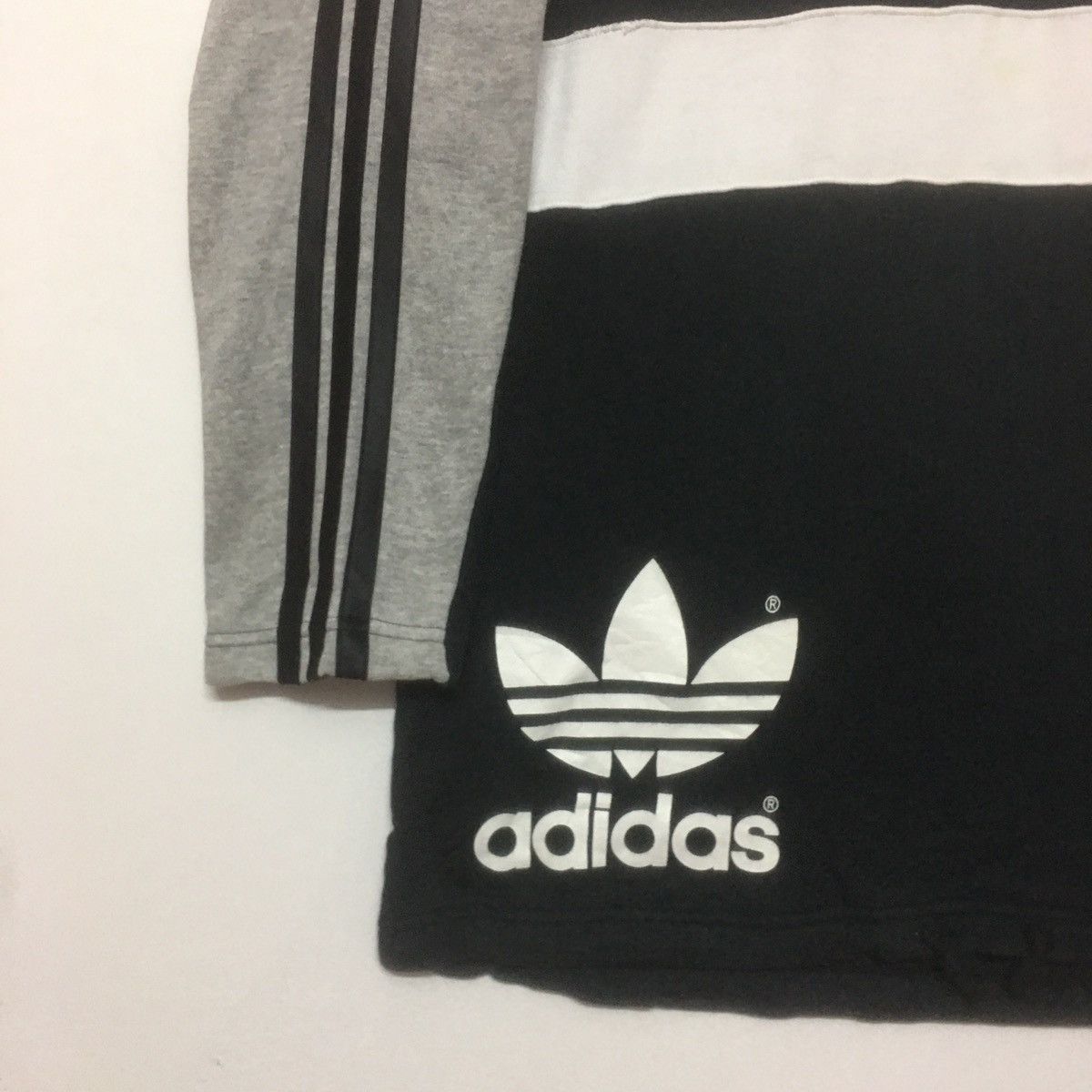 Adidas × Vintage Vintage Adidas Three Stripes Biglogo ADIDAS Trefoils Size US L / EU 52-54 / 3 - 6 Thumbnail