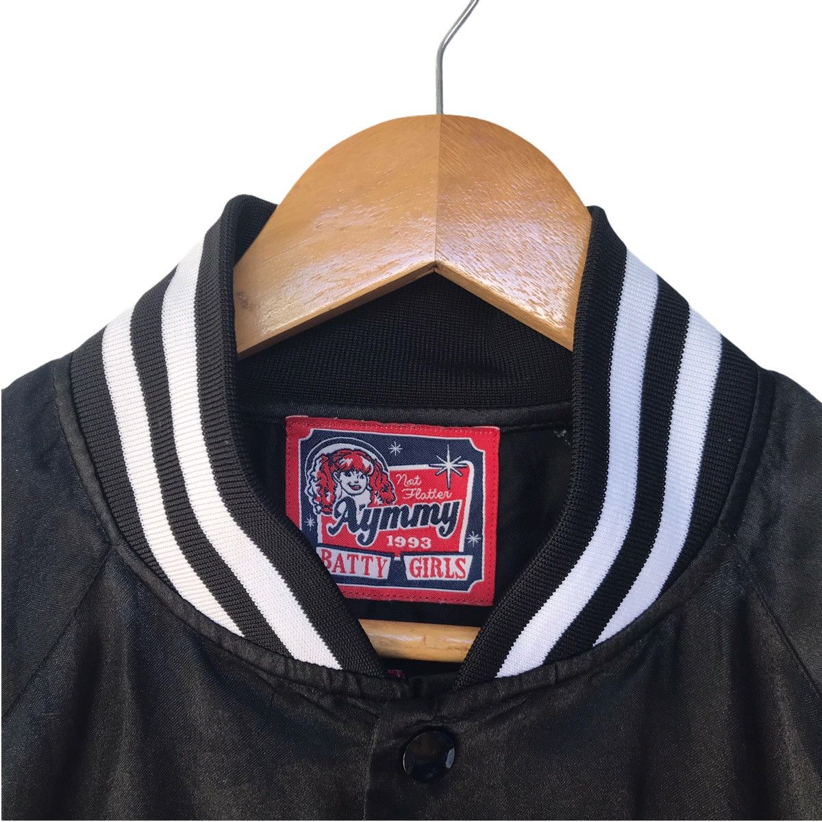 Japanese Brand Vintage Sukajan Jacket Embroidery Aymmy Batty Girl Varsity Size US M / EU 48-50 / 2 - 5 Thumbnail