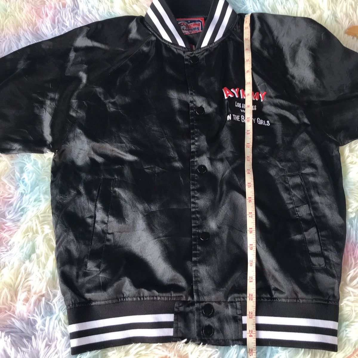 Japanese Brand Vintage Sukajan Jacket Embroidery Aymmy Batty Girl Varsity Size US M / EU 48-50 / 2 - 12 Thumbnail