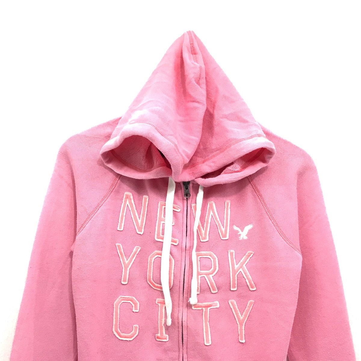Hollister × Japanese Brand Hollister Hoodie Biglogo Spellout New York City Size US S / EU 44-46 / 1 - 2 Thumbnail