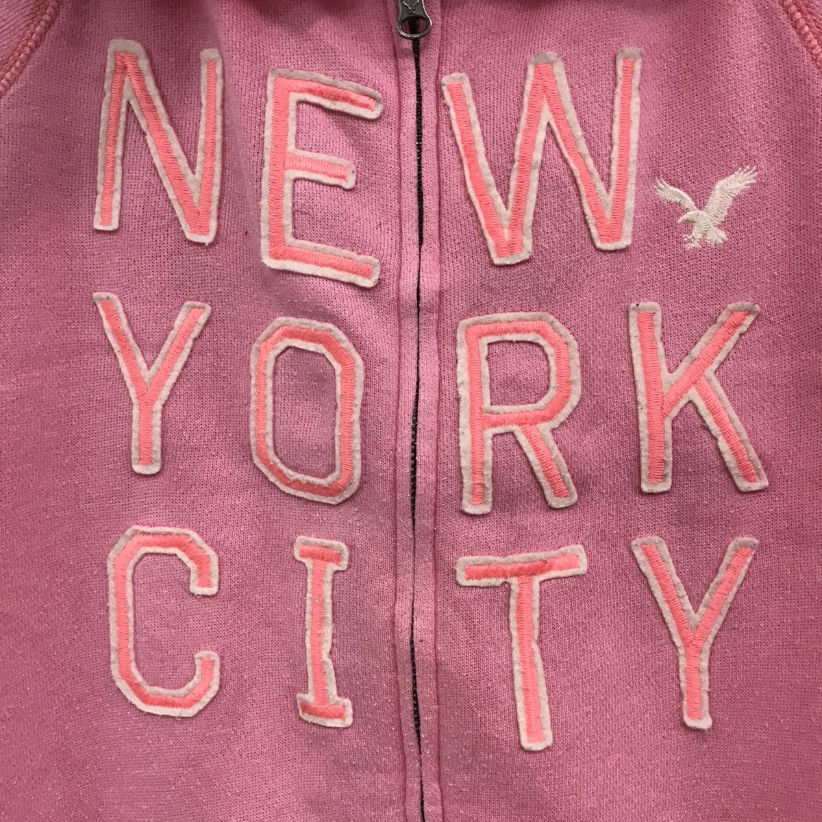 Hollister × Japanese Brand Hollister Hoodie Biglogo Spellout New York City Size US S / EU 44-46 / 1 - 3 Thumbnail