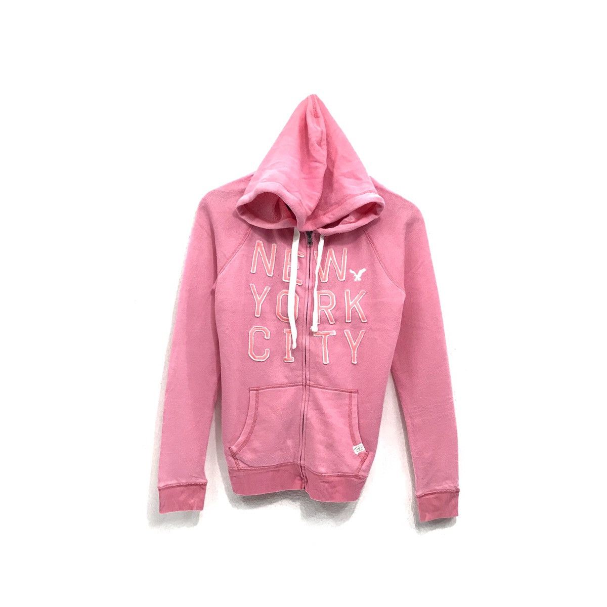 Hollister × Japanese Brand Hollister Hoodie Biglogo Spellout New York City Size US S / EU 44-46 / 1 - 1 Thumbnail