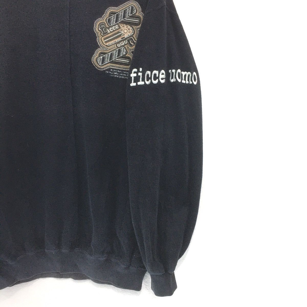 Designer × Yoshiyuki Konishi FICCE Sweatshirt Crewneck Embroidery Spellout Ficce UOMO Size US M / EU 48-50 / 2 - 3 Thumbnail
