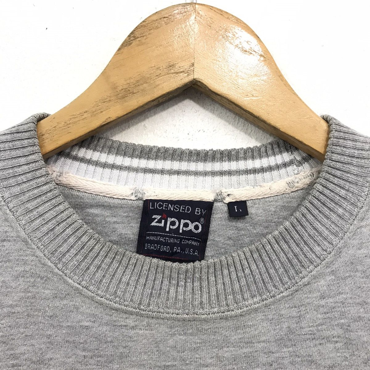 Japanese Brand × Zippo Zippo Sweatshirt Zippo Passion Is Not Disposable Size US M / EU 48-50 / 2 - 6 Thumbnail