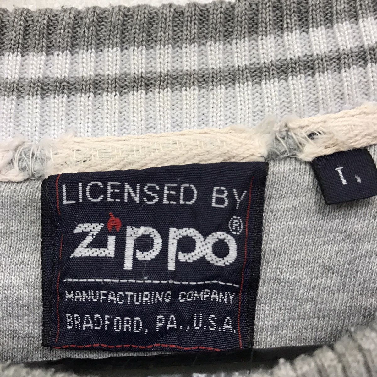 Japanese Brand × Zippo Zippo Sweatshirt Zippo Passion Is Not Disposable Size US M / EU 48-50 / 2 - 9 Thumbnail