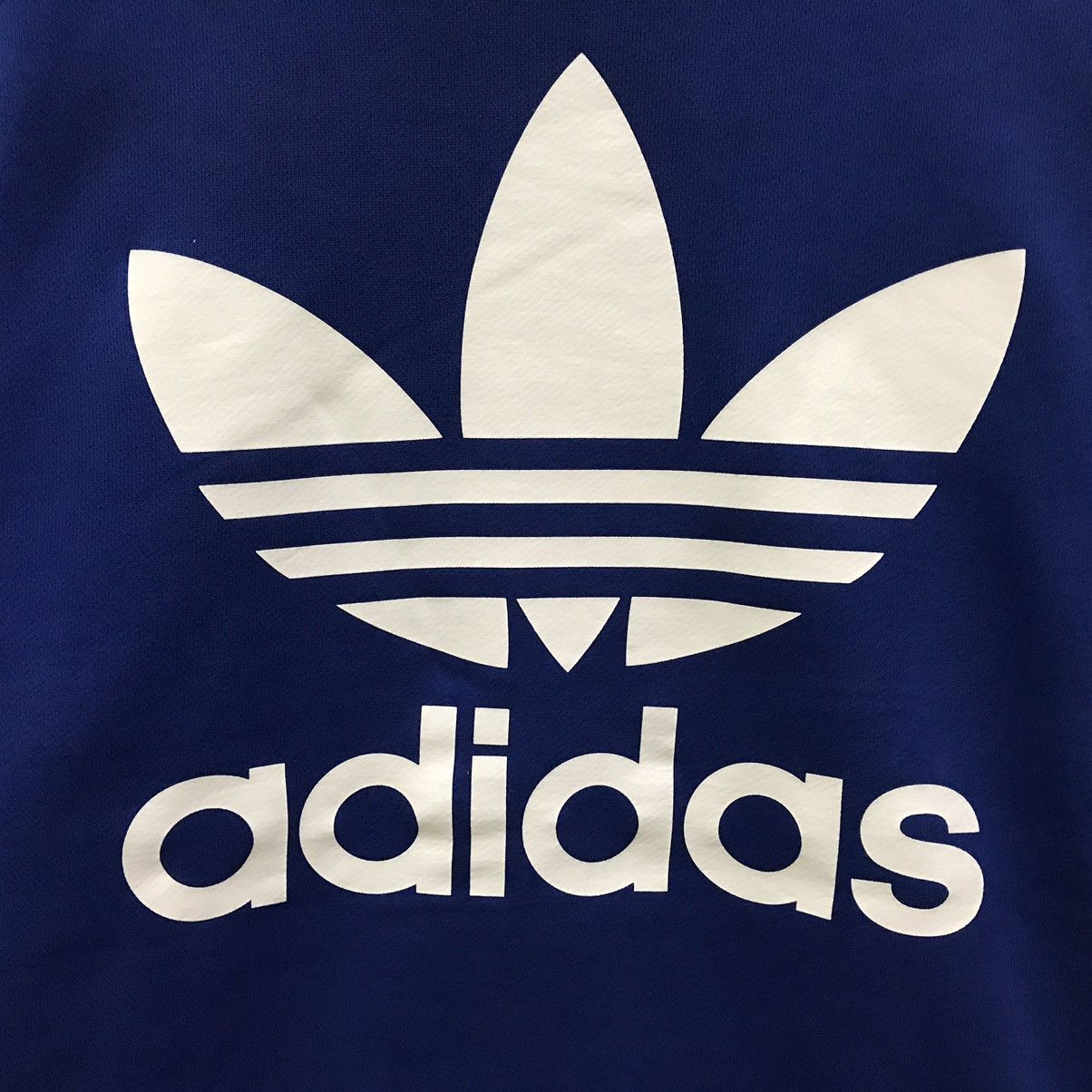 Adidas Adidas Sweatshirt Crewneck Biglogo Spellout Adidas Trefoils Size US L / EU 52-54 / 3 - 4 Thumbnail