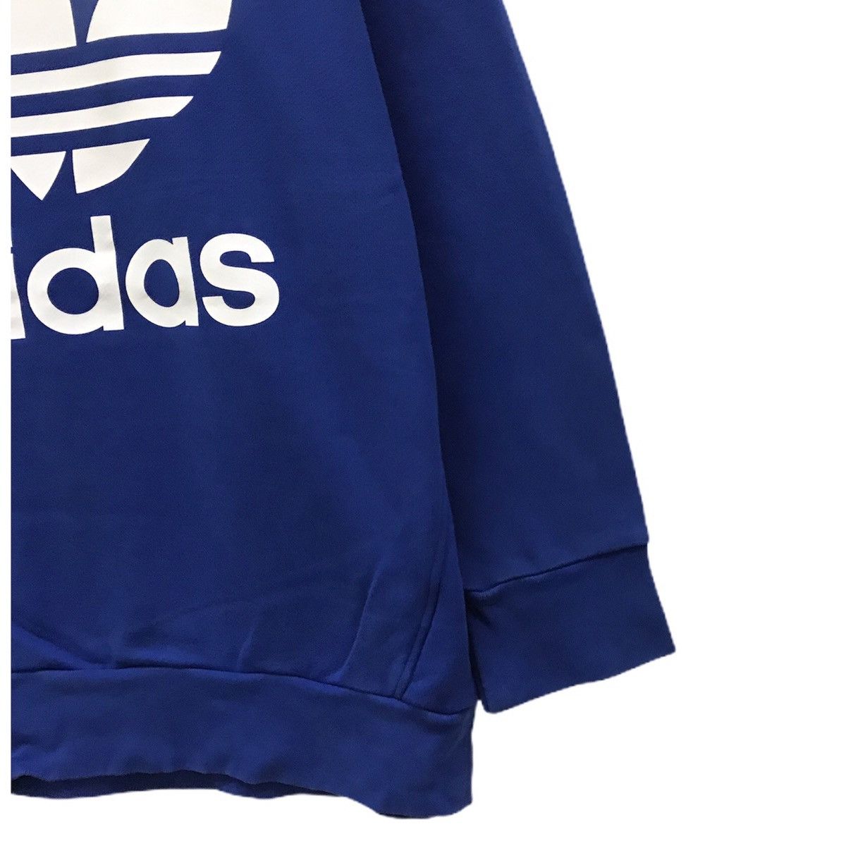 Adidas Adidas Sweatshirt Crewneck Biglogo Spellout Adidas Trefoils Size US L / EU 52-54 / 3 - 3 Thumbnail