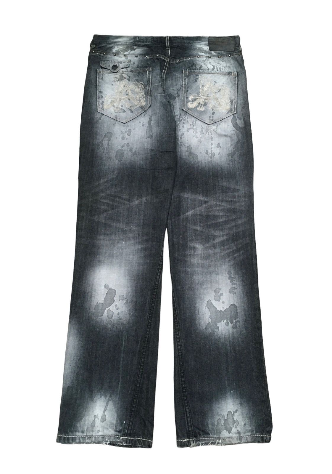 AKOO × Vintage Rare Design Vintage Brand Akoo Baggy Jeans 2000s Size US 38 / EU 54 - 2 Thumbnail