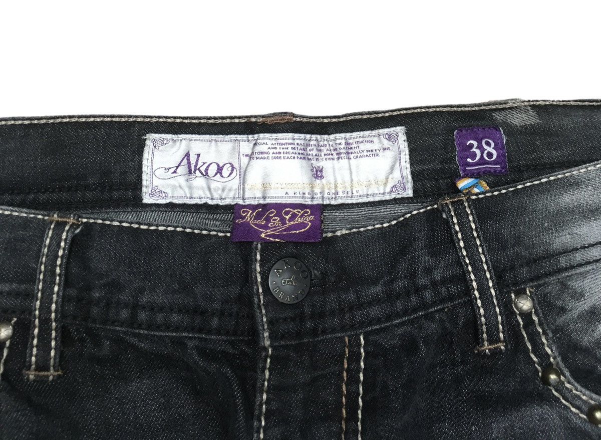 AKOO × Vintage Rare Design Vintage Brand Akoo Baggy Jeans 2000s Size US 38 / EU 54 - 9 Thumbnail
