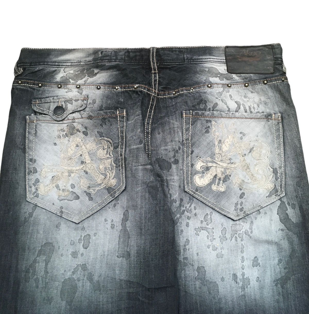 AKOO × Vintage Rare Design Vintage Brand Akoo Baggy Jeans 2000s Size US 38 / EU 54 - 4 Thumbnail