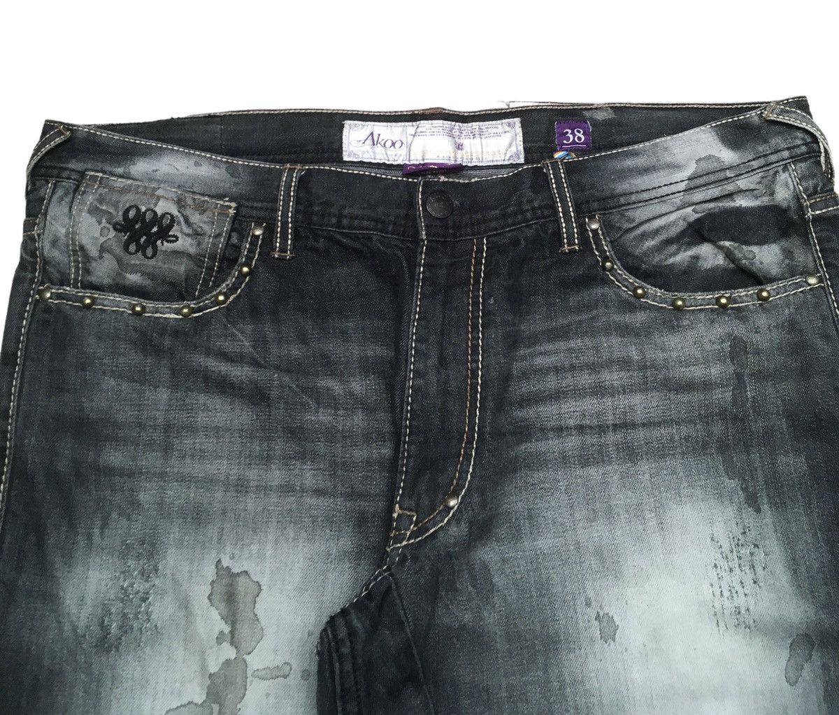 AKOO × Vintage Rare Design Vintage Brand Akoo Baggy Jeans 2000s Size US 38 / EU 54 - 3 Thumbnail
