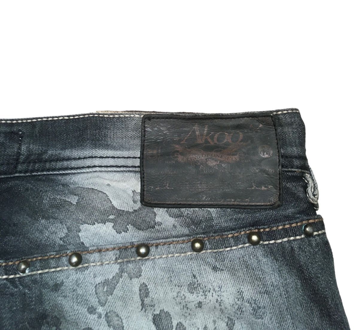 AKOO × Vintage Rare Design Vintage Brand Akoo Baggy Jeans 2000s Size US 38 / EU 54 - 8 Thumbnail