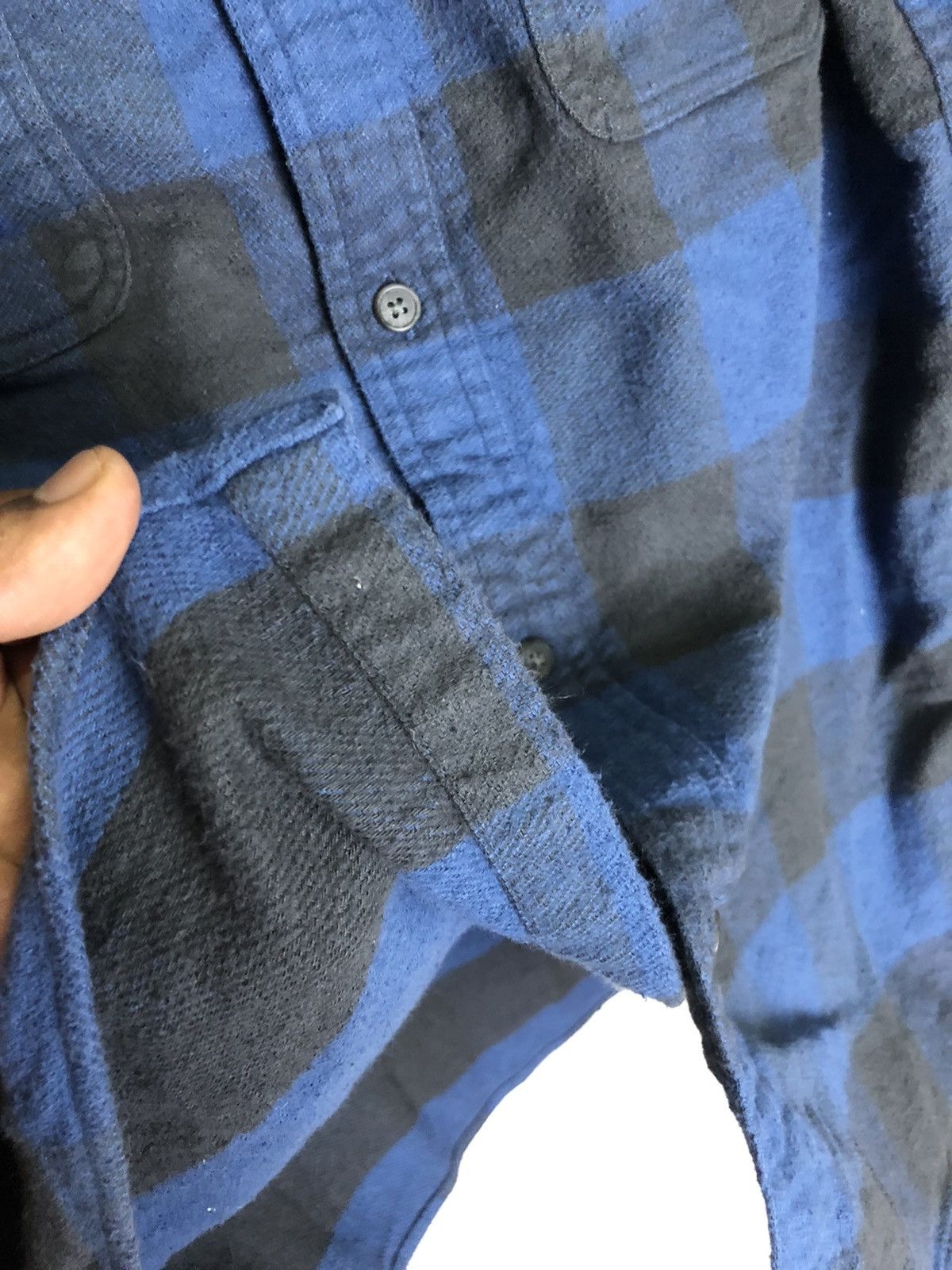 Japanese Brand × Uniqlo Uniqlo Flannel long sleeve Gingham pattern size XL Size US XL / EU 56 / 4 - 7 Thumbnail