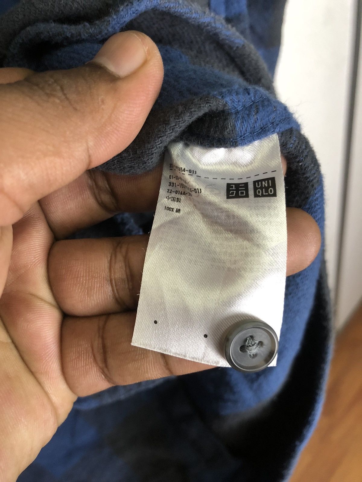 Japanese Brand × Uniqlo Uniqlo Flannel long sleeve Gingham pattern size XL Size US XL / EU 56 / 4 - 6 Thumbnail