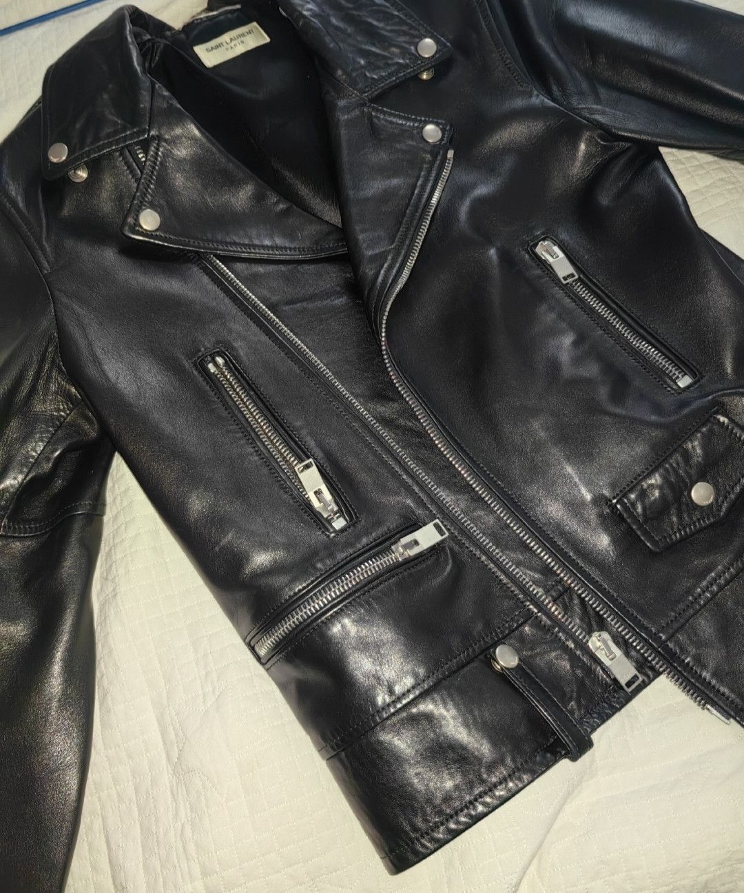 Saint Laurent Paris Saint Laurent New Year Leather Jacket Size US S / EU 44-46 / 1 - 1 Thumbnail