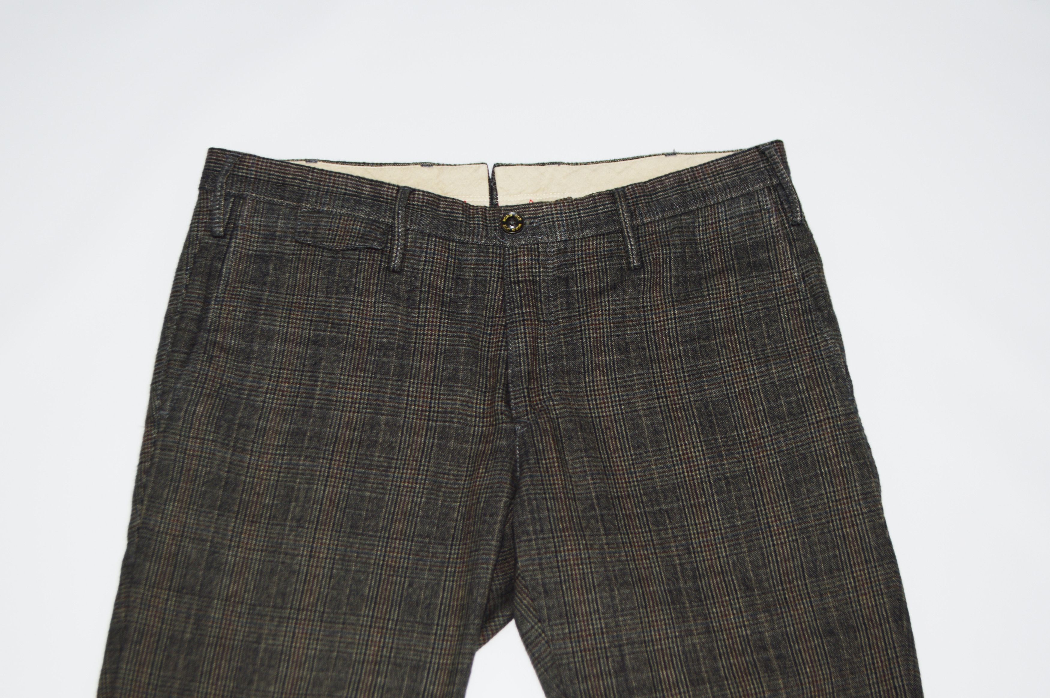 PT Torino PT01 Worn Out Elegance Textured Cotton Trousers Size US 35 - 2 Thumbnail