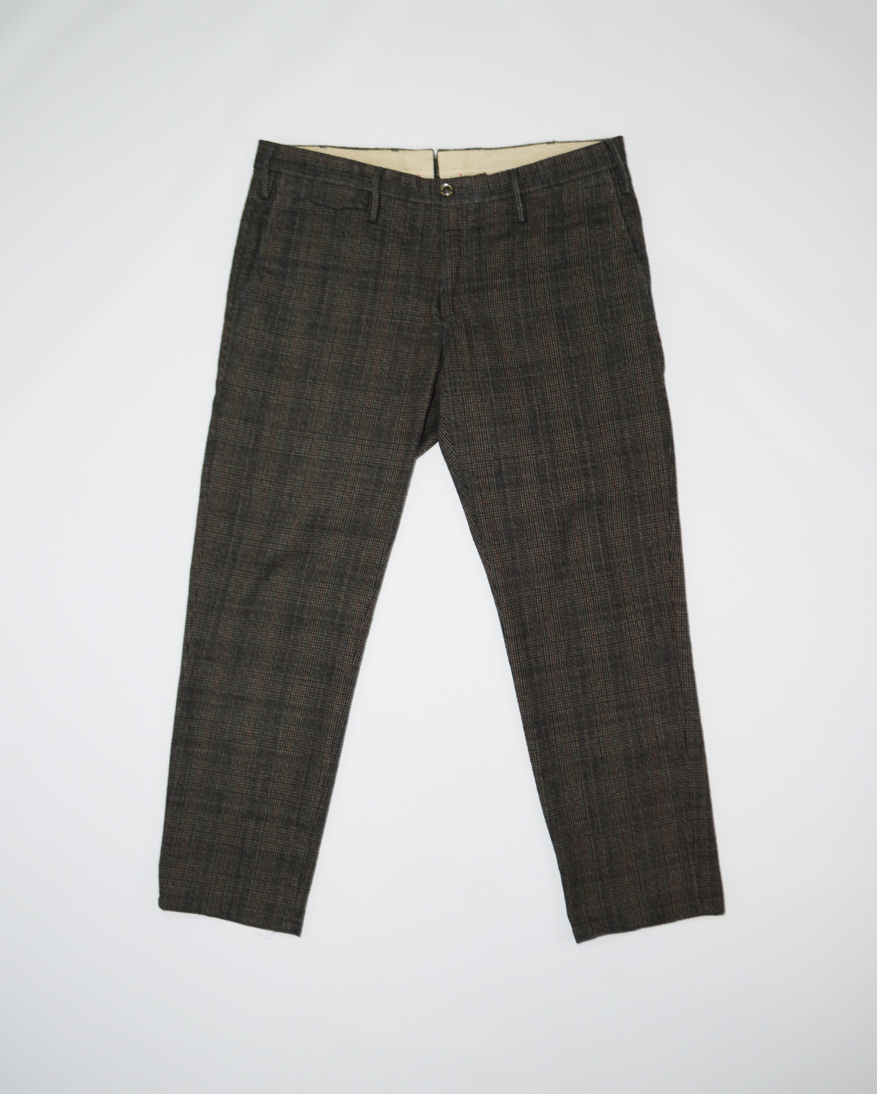 PT Torino PT01 Worn Out Elegance Textured Cotton Trousers Size US 35 - 1 Thumbnail