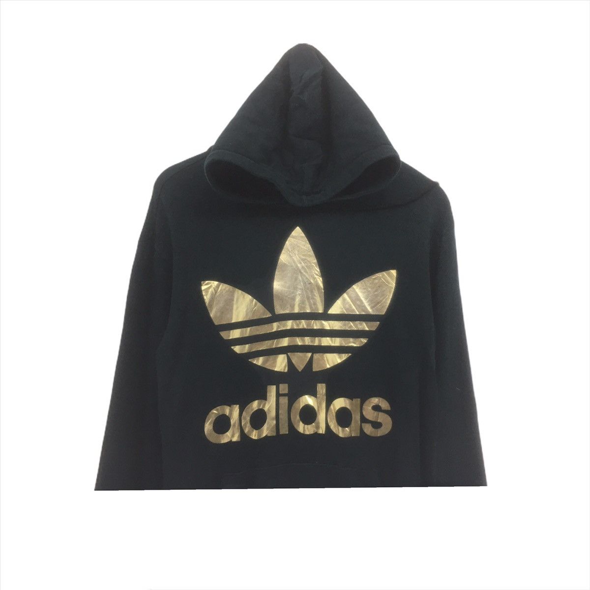 Adidas Vintage Adidas Hoodie Sweatshirt Big Logo Design Sweatshirt Size US M / EU 48-50 / 2 - 2 Thumbnail