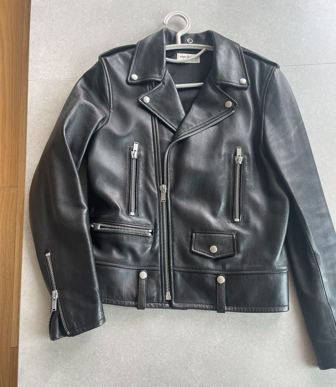 Saint Laurent Paris Saint Laurent Classic biker leather jacket Size US S / EU 44-46 / 1 - 1 Thumbnail