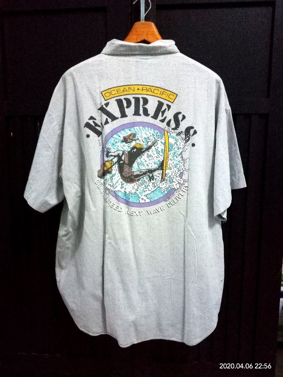 Ocean Pacific Vintage OP summer shirts fashion 1987 surfing sportswear Size US L / EU 52-54 / 3 - 1 Thumbnail