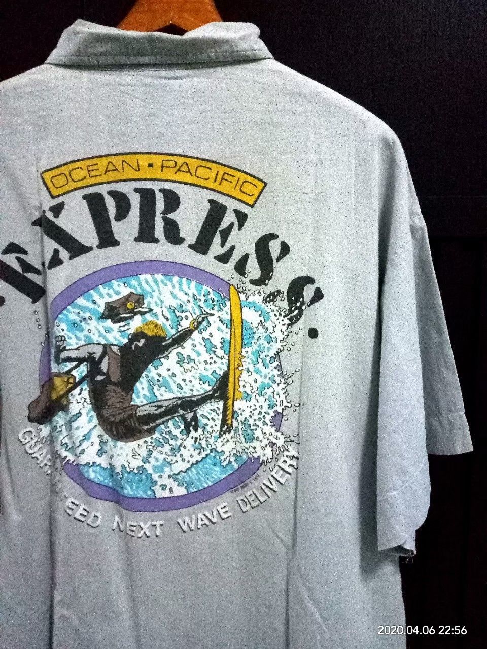 Ocean Pacific Vintage OP summer shirts fashion 1987 surfing sportswear Size US L / EU 52-54 / 3 - 2 Thumbnail